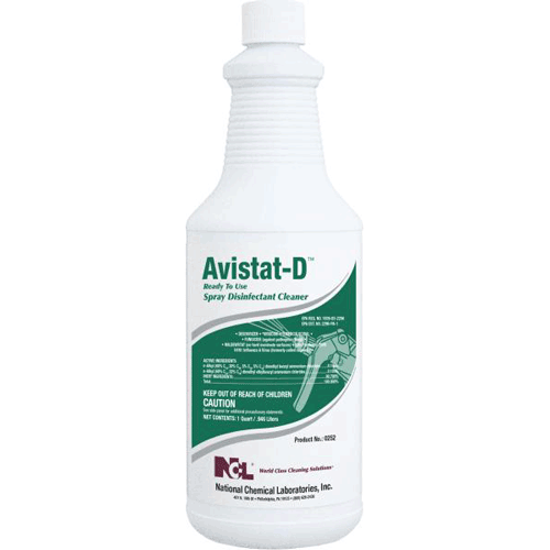 AVISTAT-D 1qt. Ready To Use Spray Disinfectant Cleaner - Sold in Case of 12